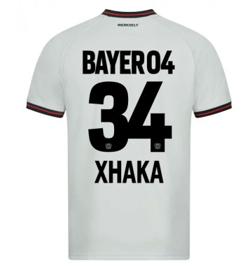 Bayer Leverkusen Granit Xhaka #34 Bortatröja 2023-24 Kortärmad